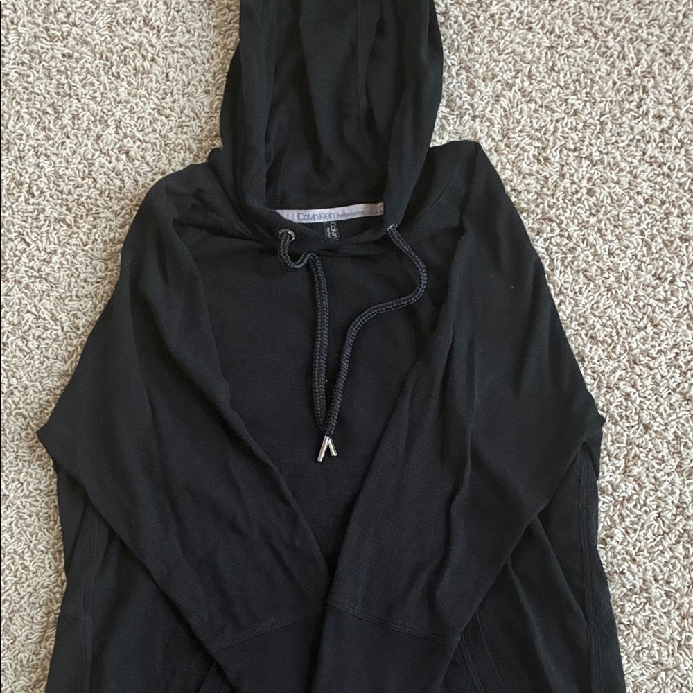 Calvin Klein Black Performance Pullover Hoodie - image 1